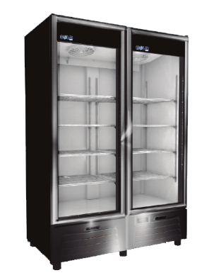 refrigerador 2 vitrina puertas 48 pies